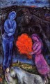 Saint Paul de Vance at Sunset contemporary Marc Chagall